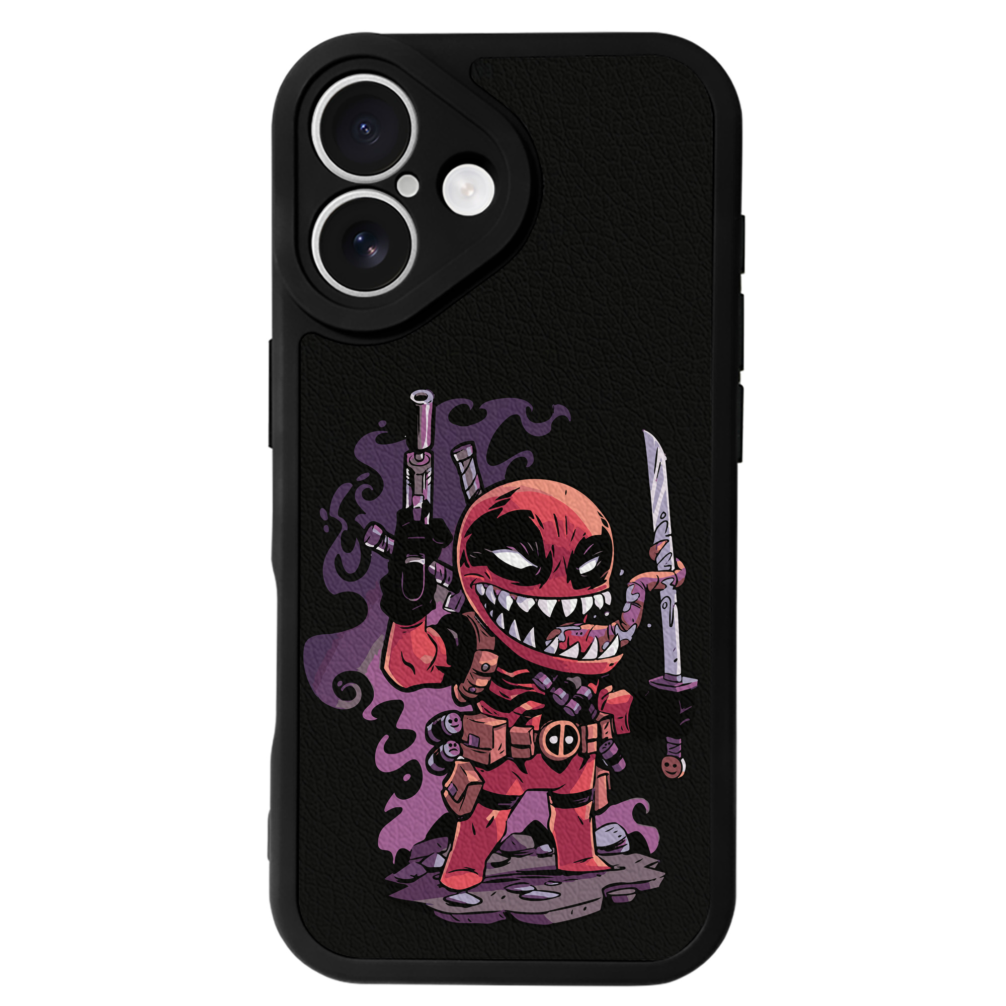 （画像用） アベンジャーズ The Avengers 【iPhone 16シリーズ対応】シリコンスマホケース（レザー調） 材質：シリコン